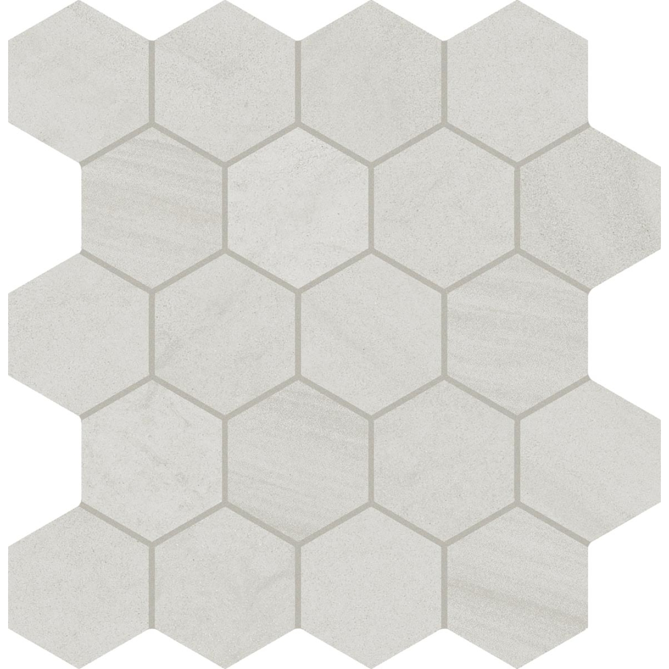 Provenza Varana Stone Mosaico Hexagon Light Grey Cross Cut Silktech 29,3x30 cm