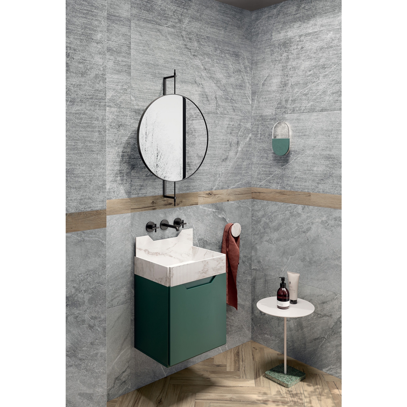 Flaviker Blue Savoy Boden- und Wandfliese Grey 60x120 cm