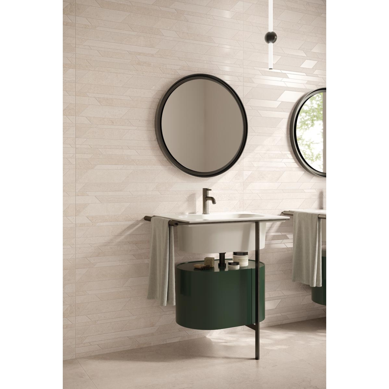 Flaviker Double Plain Beige Boden- und Wandfliese Natural 120x120 cm