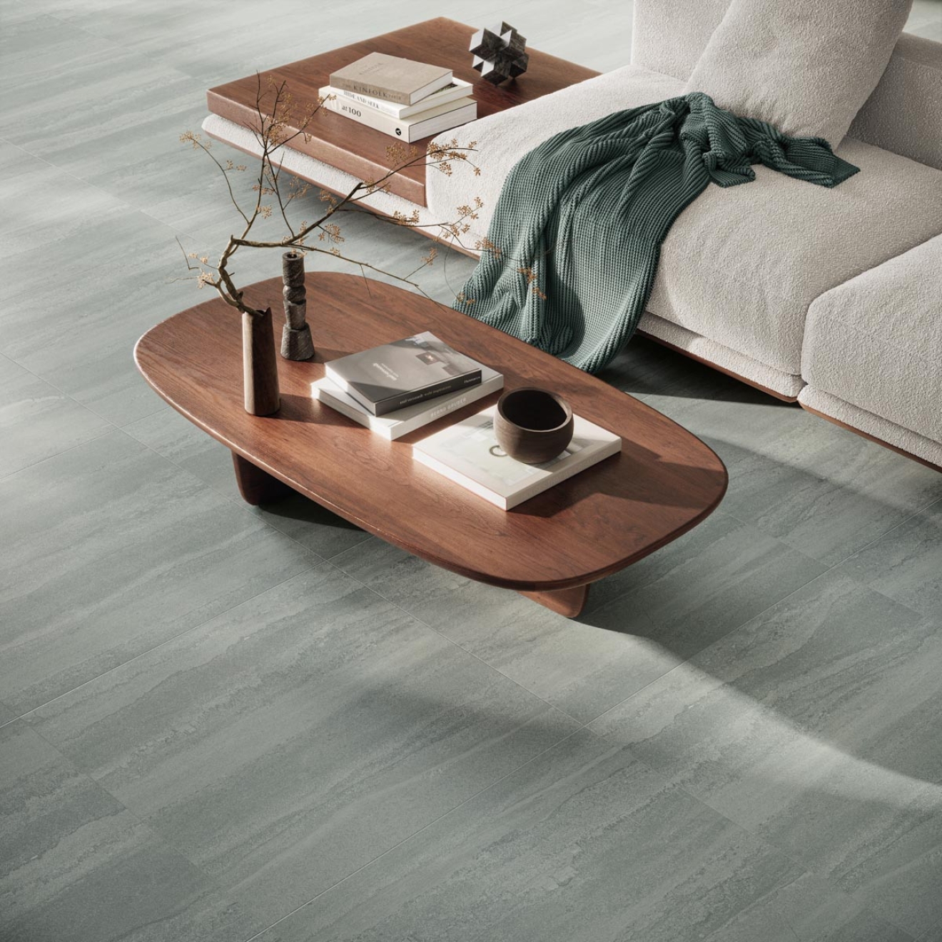 Flaviker Double Linear Mint Boden- und Wandfliese Natural 80x160 cm