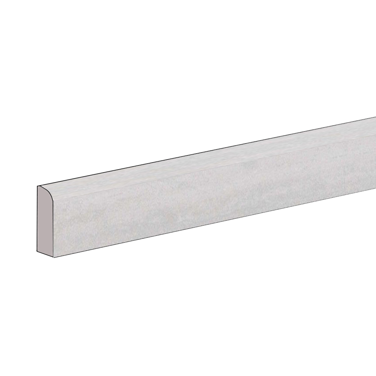 Flaviker Double Linear Grey Sockel Natural 5,5x120 cm