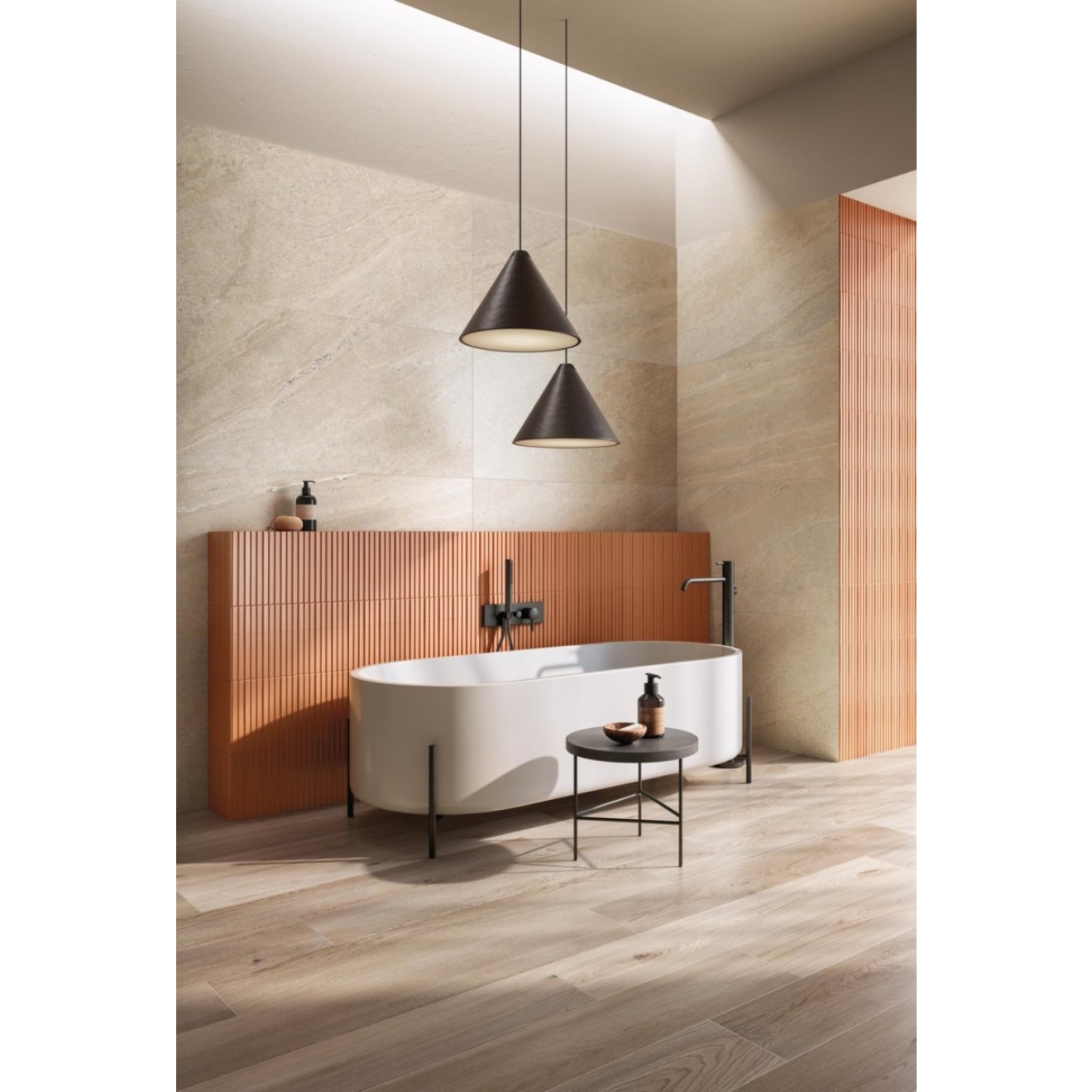 Flaviker Four Seasons Biscuit matt Boden- und Wandfliese 26x200 cm