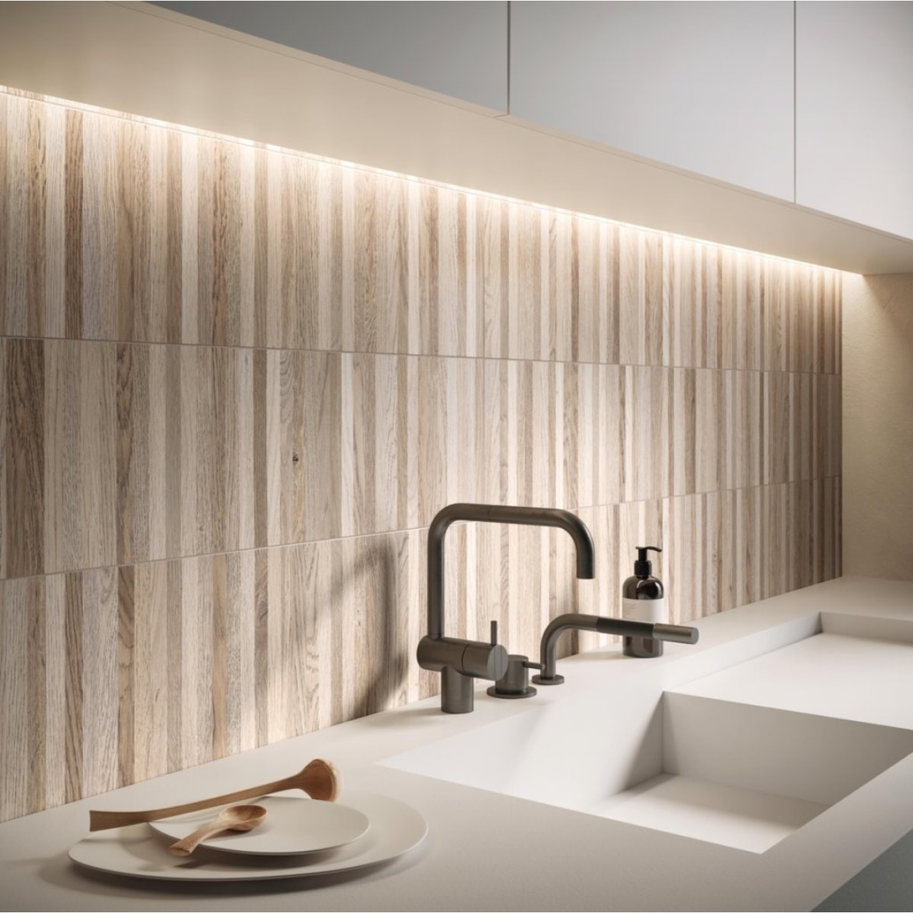 Flaviker Four Seasons Industrial Biscuit matt Dekor 20x120 cm