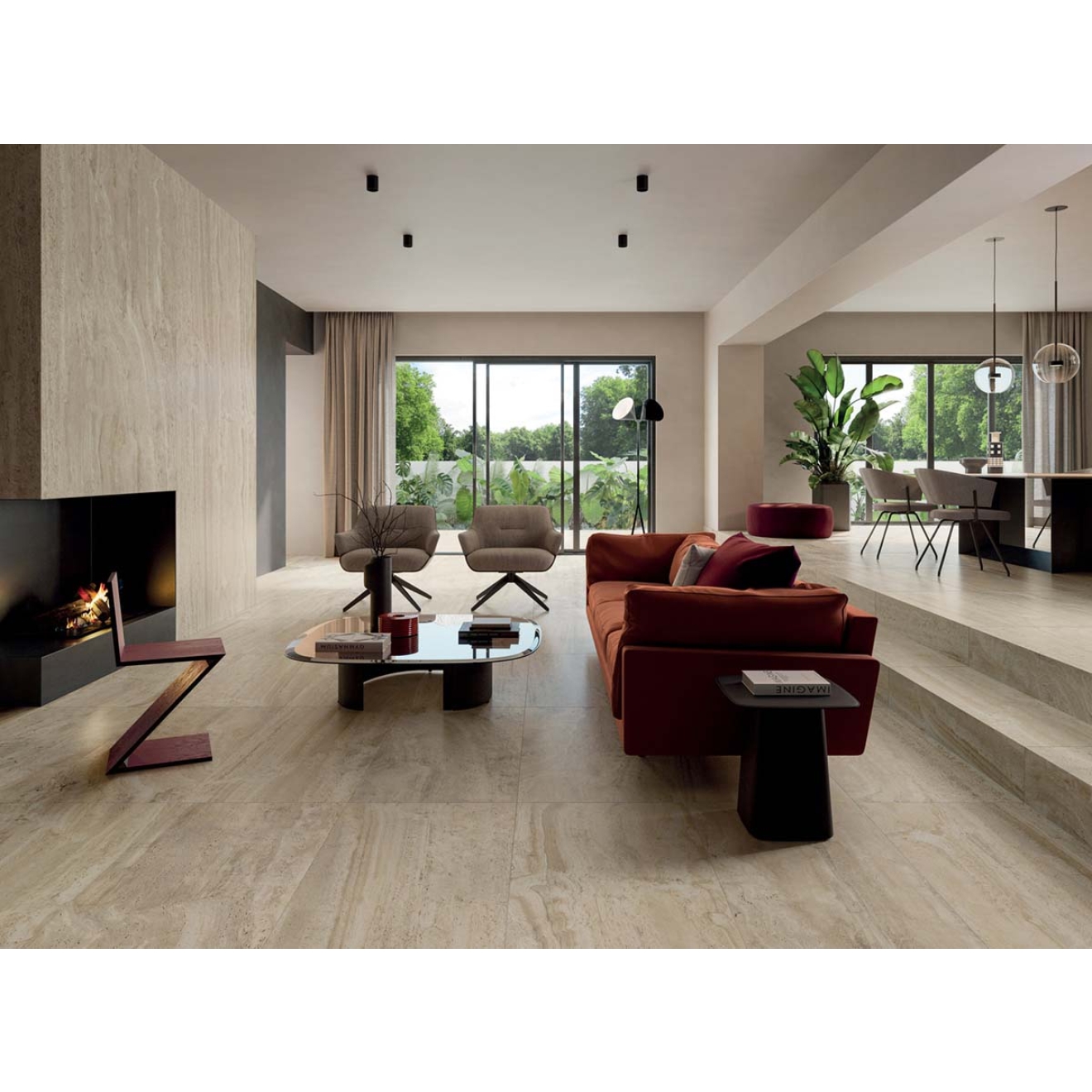 Flaviker Navona Boden- und Wandfliese Honey Vein 30x60 cm