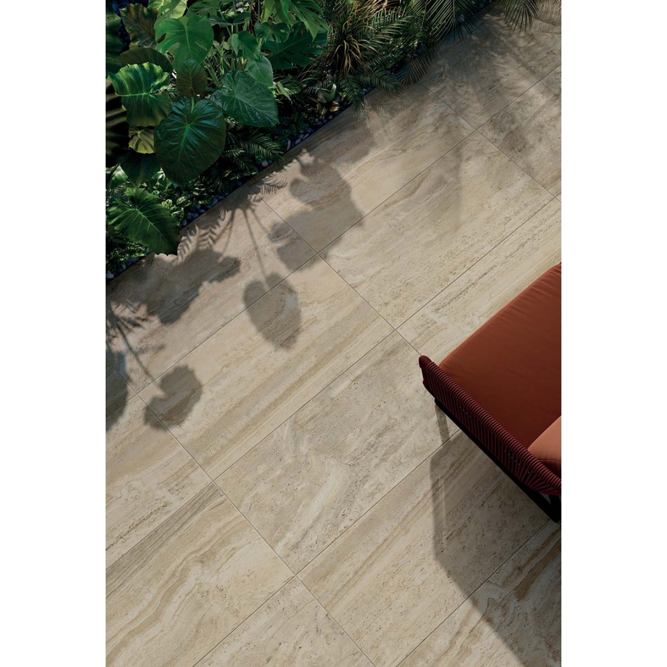 Flaviker Navona Terrassenplatte Bone Vein 60x120 cm - Stärke 20 mm