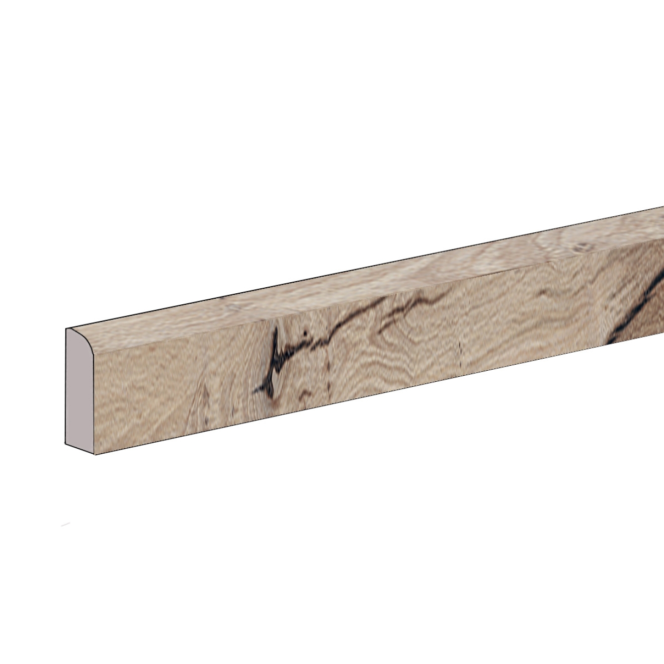 Flaviker Nordik Wood Sockel Beige 6,5x120 cm - Stärke: 9 mm