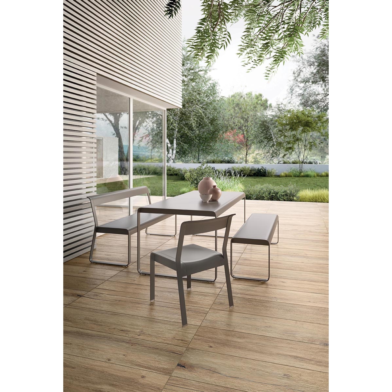 Flaviker Nordik Wood Bodenfliese Gold 20x120 cm - Stärke: 9 mm