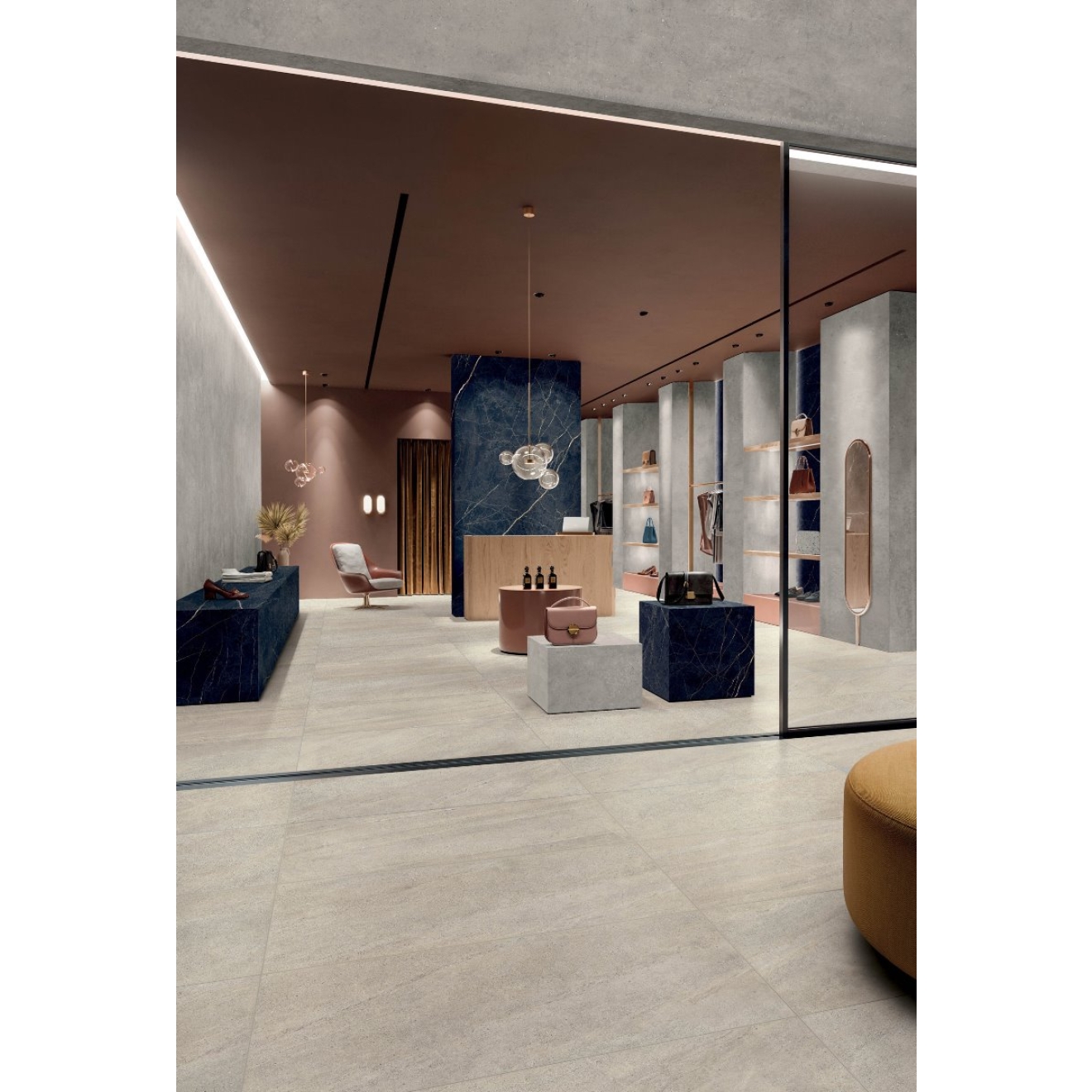 Flaviker Rockin` Boden- und Wandfliese Desert 20x120 cm