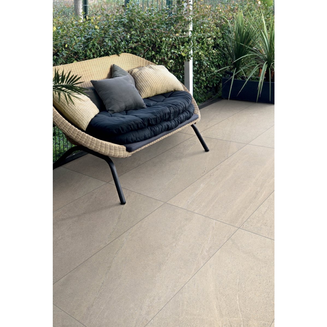 Flaviker Rockin` X20 Terrassenplatte Desert 120x120 cm