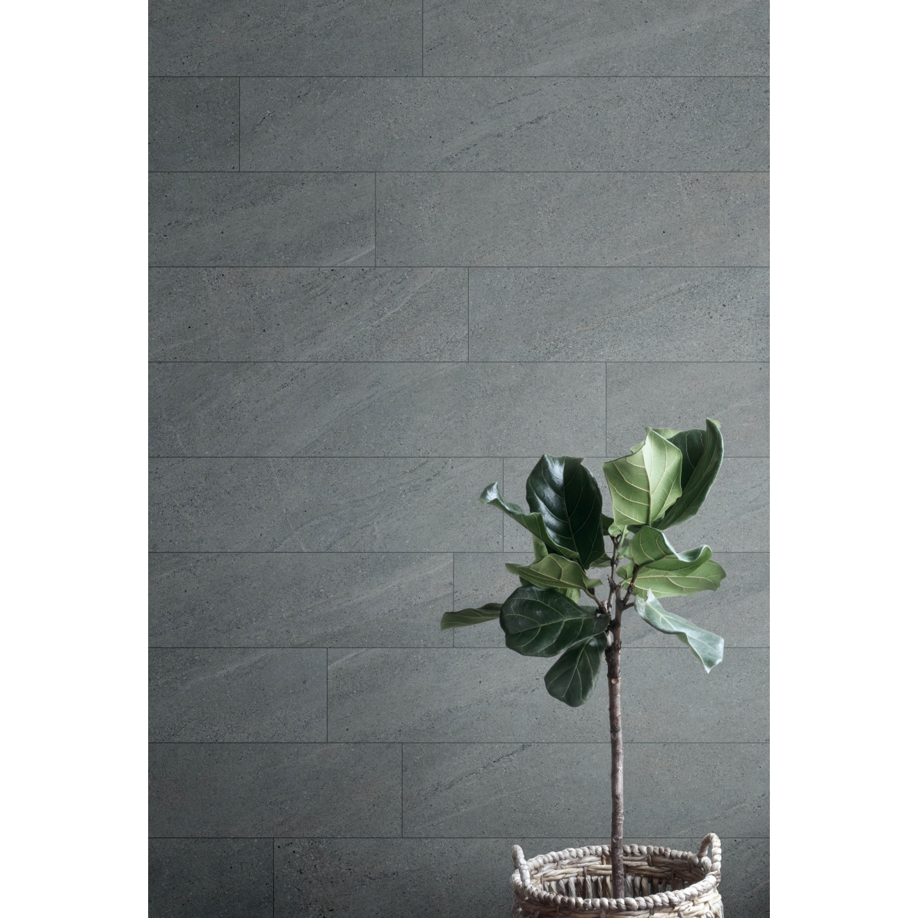 Flaviker Rockin` Boden- und Wandfliese Grey 60x60 cm