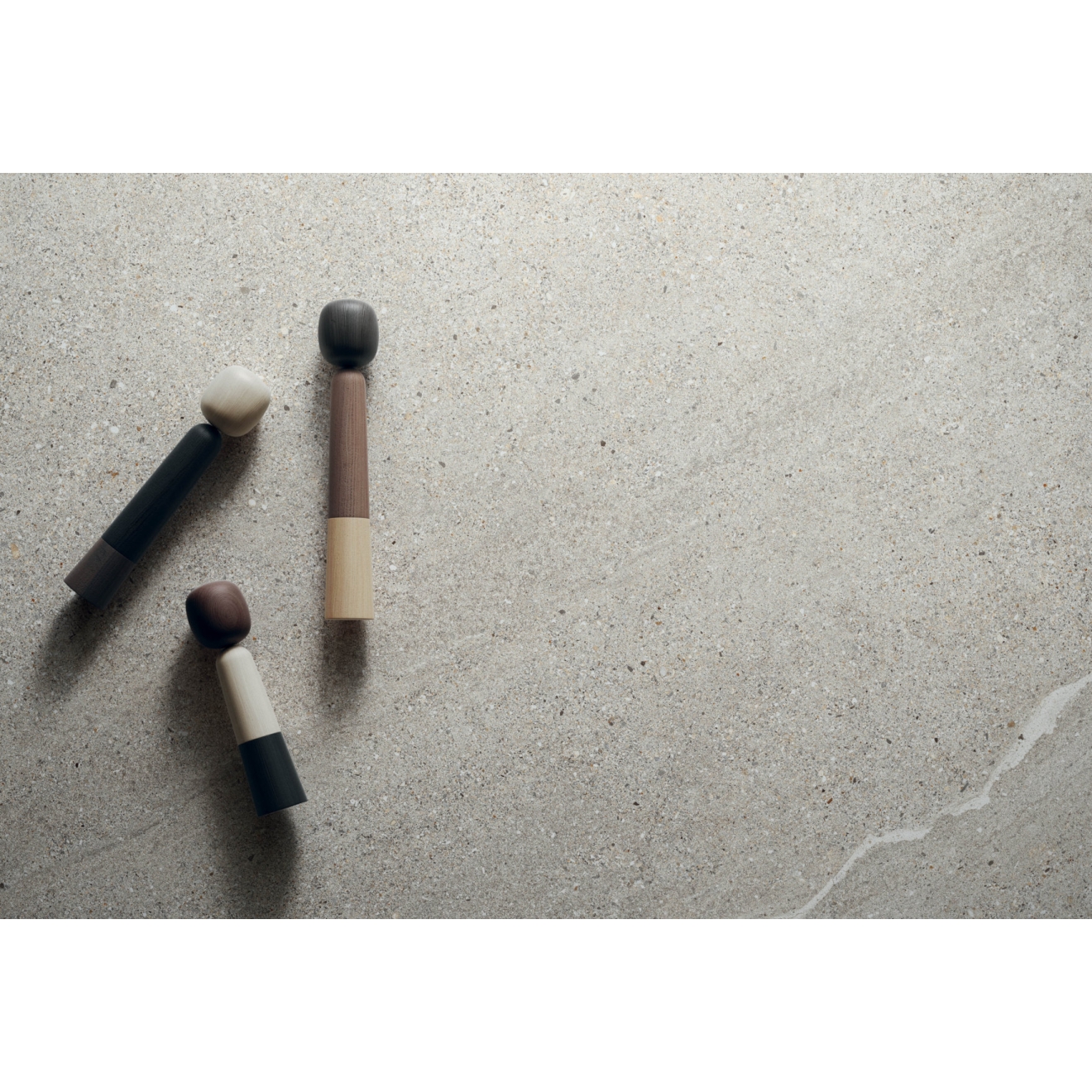 Flaviker Rockin` Boden- und Wandfliese Ice 120x120 cm