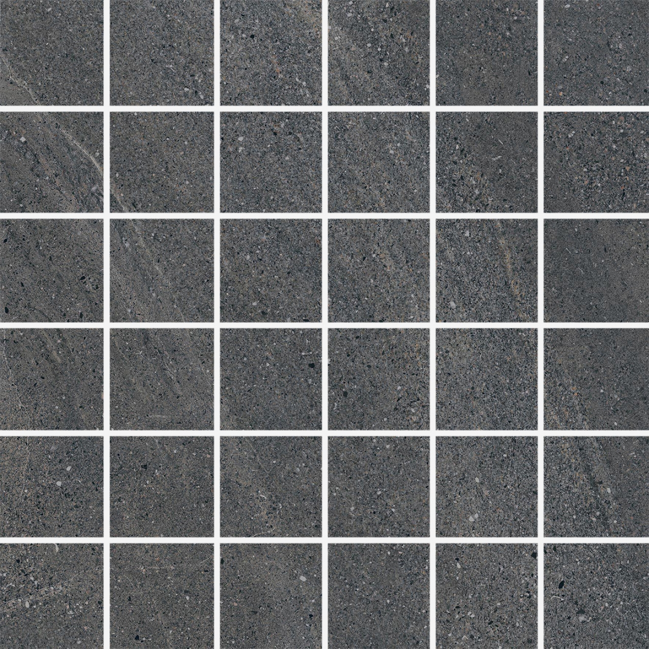 Flaviker Rockin` Mosaik 5x5 Lava [Matte: 30x30 cm]