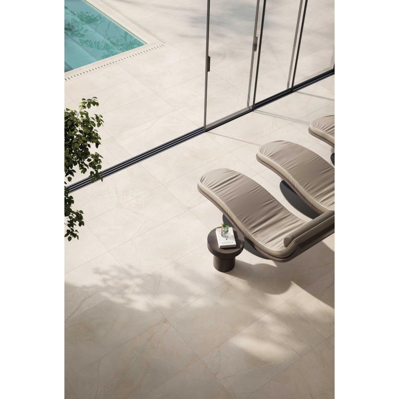 Flaviker Supreme Memories Boden- und Wandfliese Pulpis Ivory matt 60x120 cm