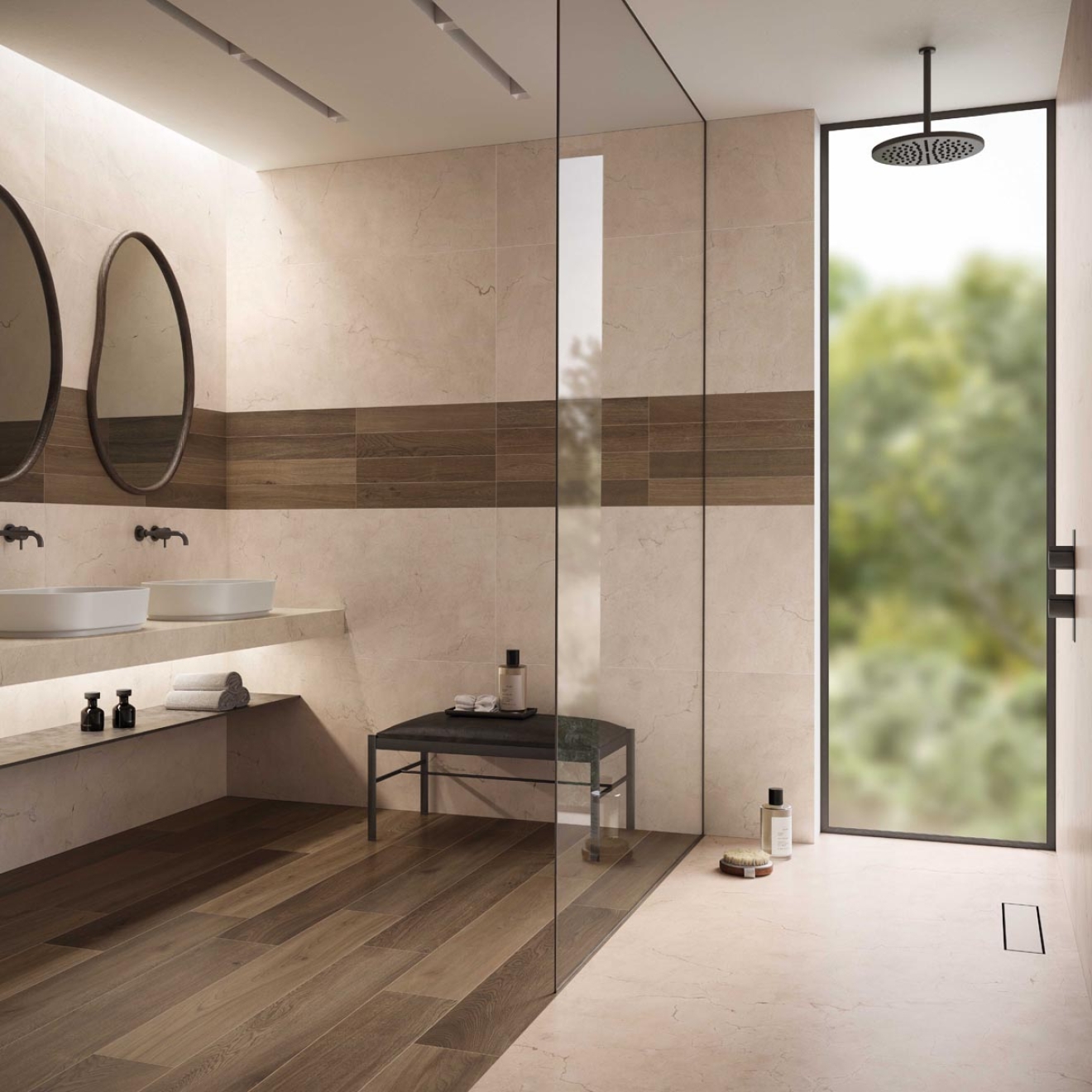 Flaviker Supreme Memories Boden- und Wandfliese Rosa Perlino matt 120x120 cm