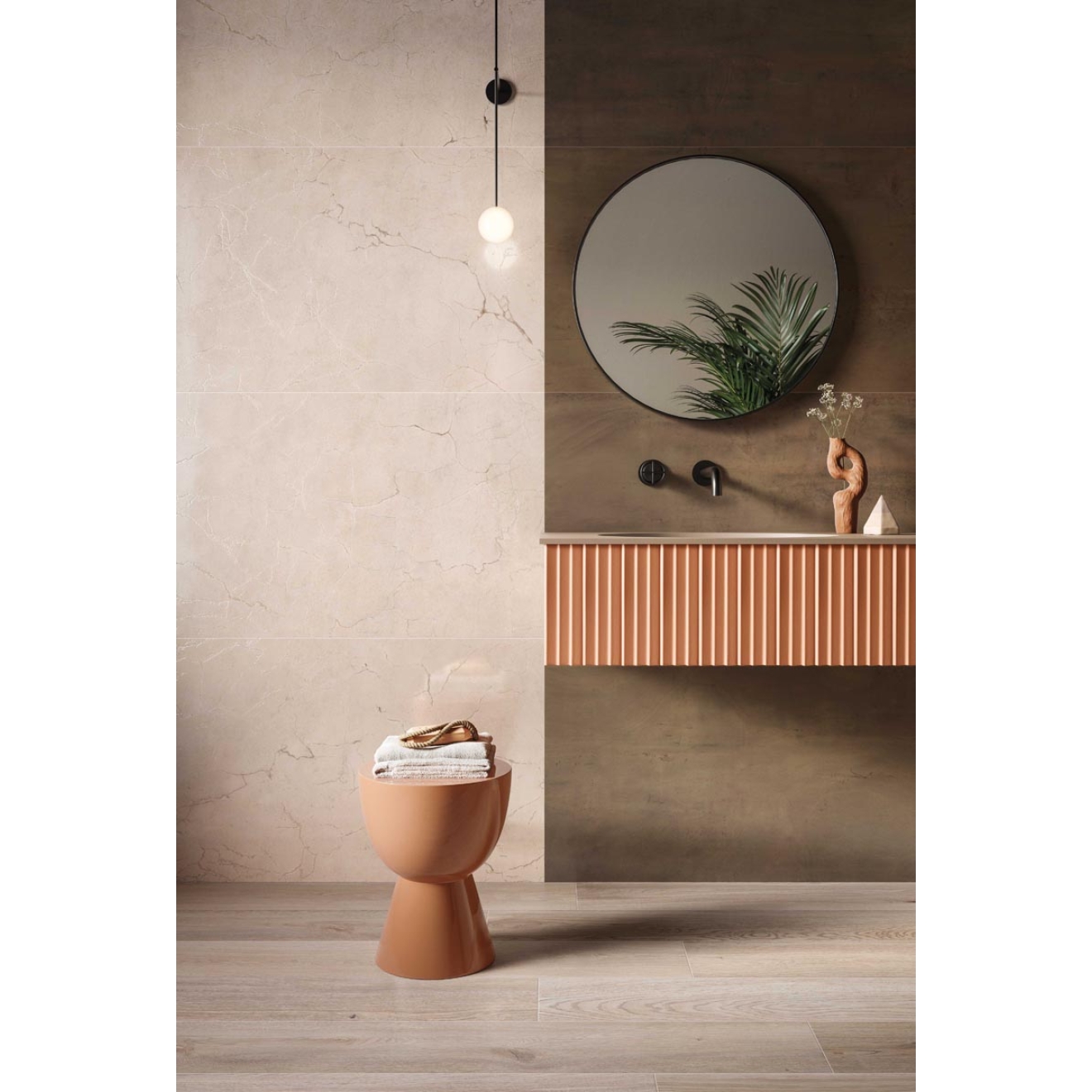 Flaviker Supreme Memories Boden- und Wandfliese Rosa Perlino ANT.3D anpoliert 60x120 cm