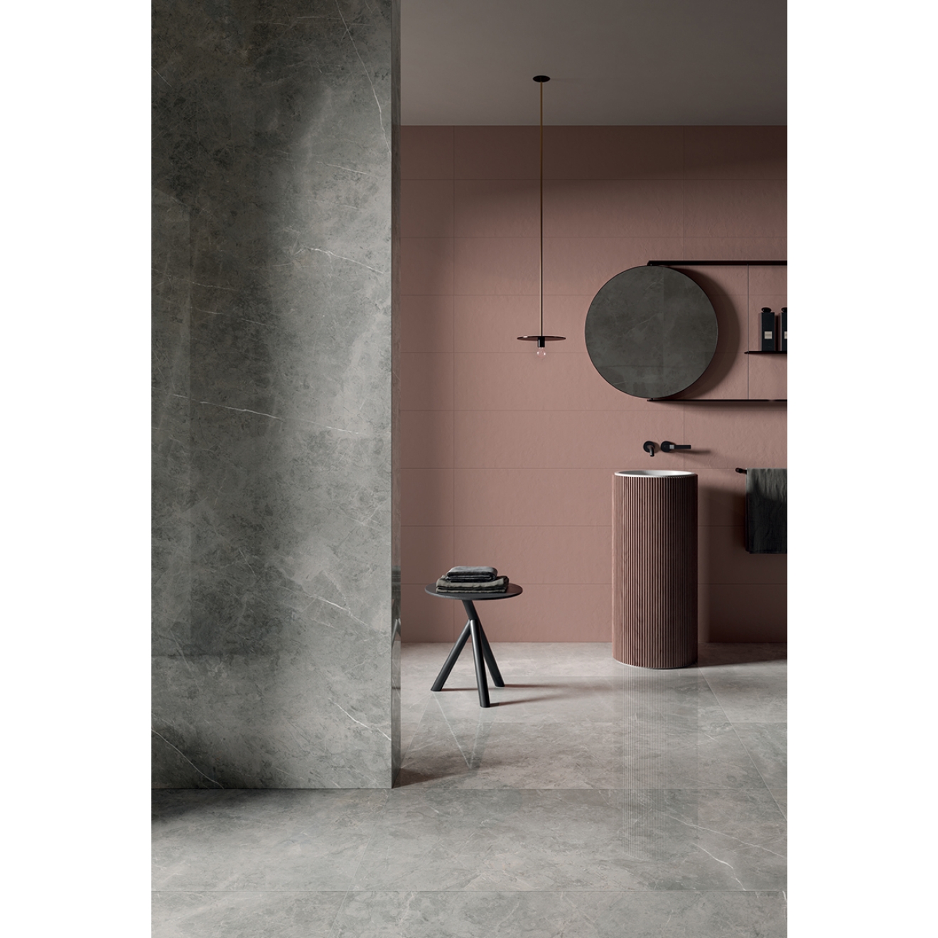 Flaviker Supreme Evo Boden- und Wandfliese Grey Amani Matt 120x120 cm