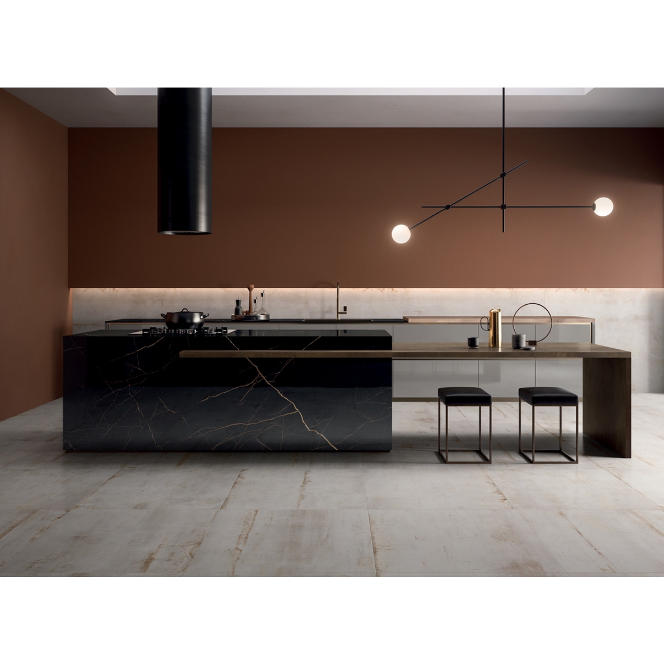 Flaviker Supreme Evo Boden- und Wandfliese Noir Laurent LUX+ 60x120 cm