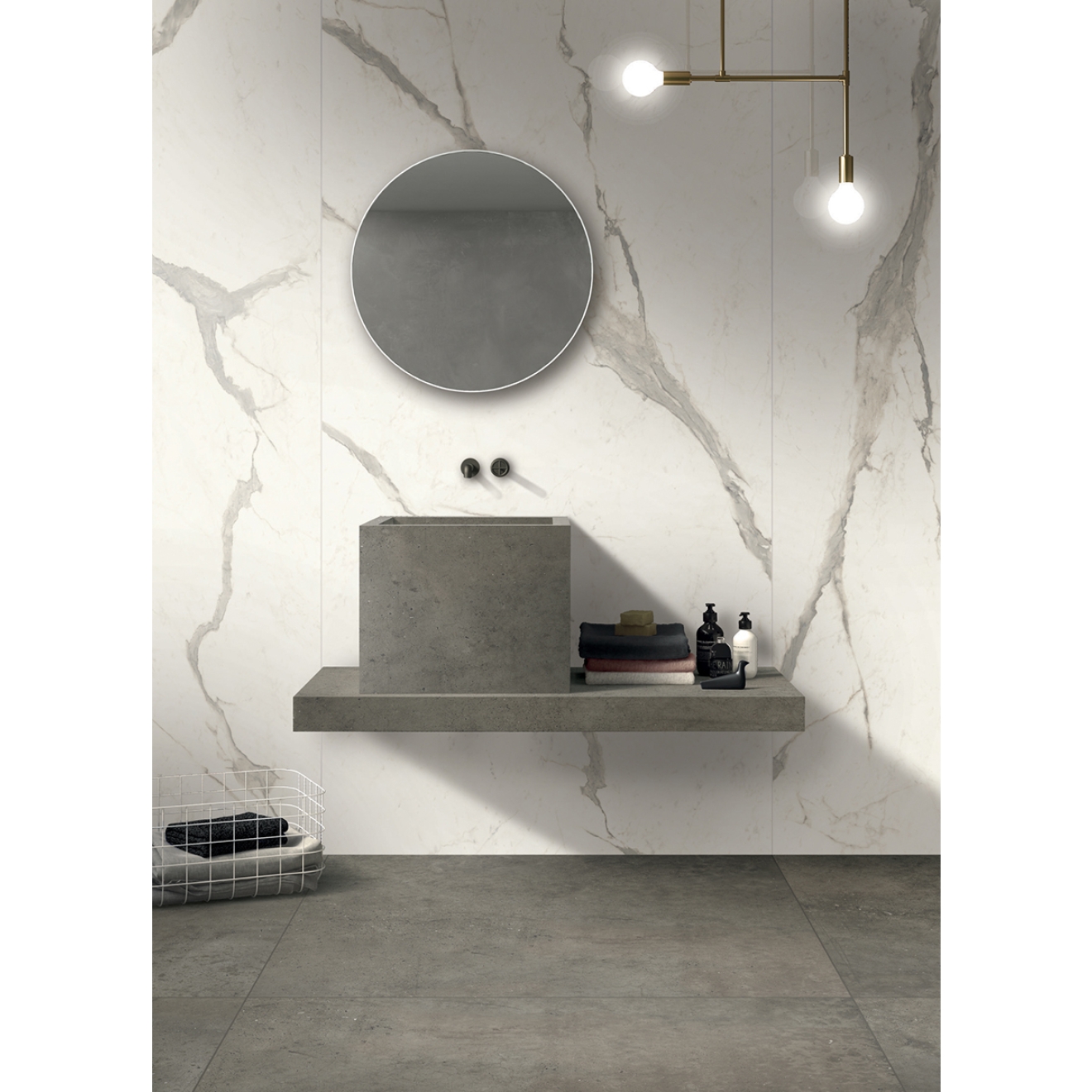 Flaviker Supreme Evo Boden- und Wandfliese Statuario Superior LUX+ 120x120 cm