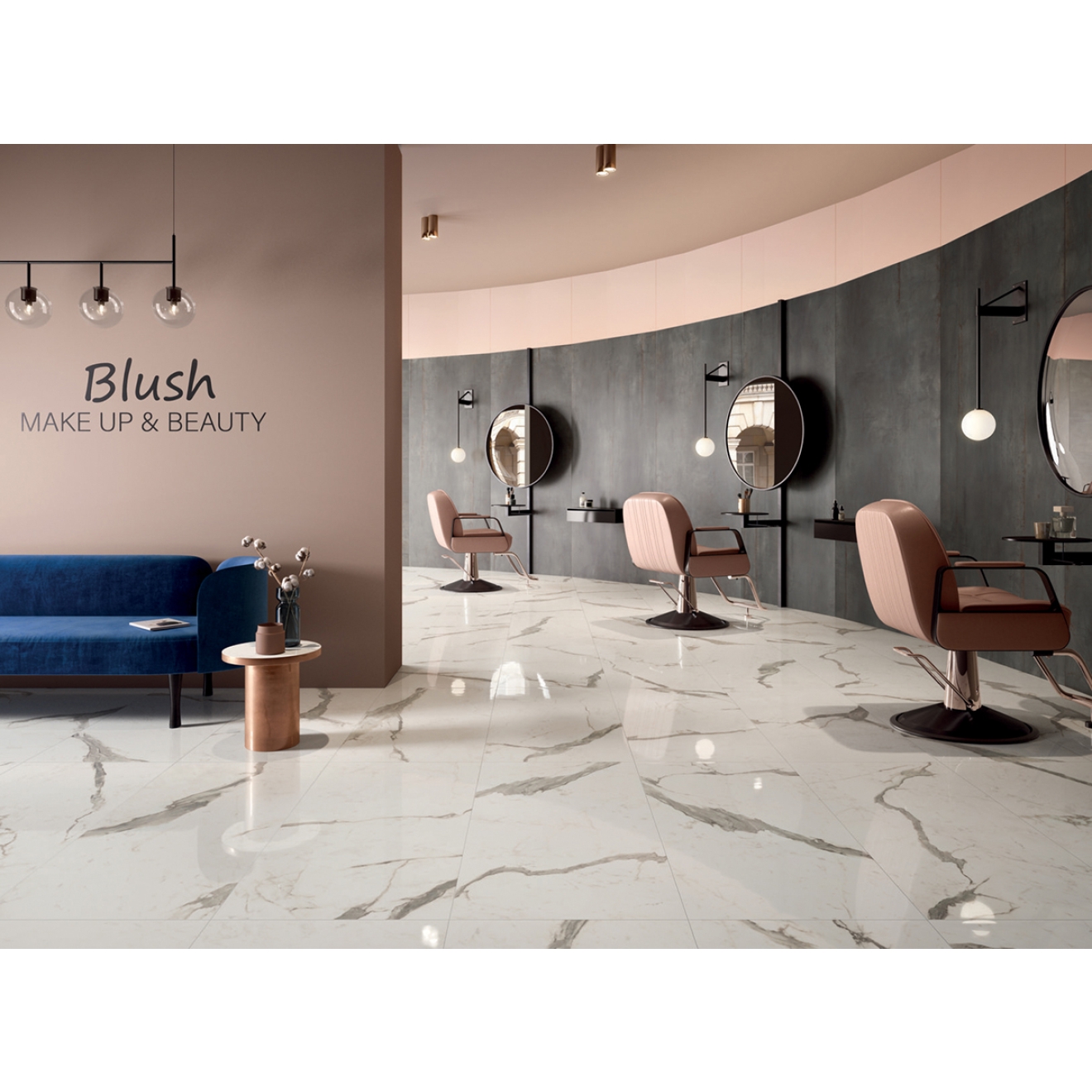 Flaviker Supreme Evo Boden- und Wandfliese Statuario Superior LUX+ 120x120 cm