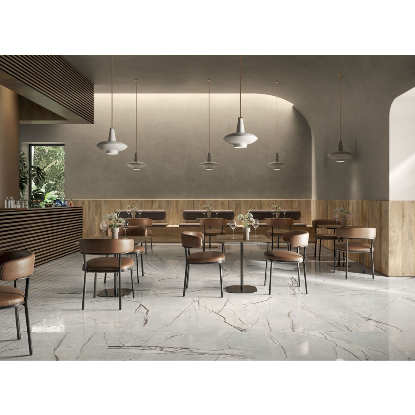 Flaviker Supreme Treasure Boden- und Wandfliese Greylac Platinum Lux 60x120 cm