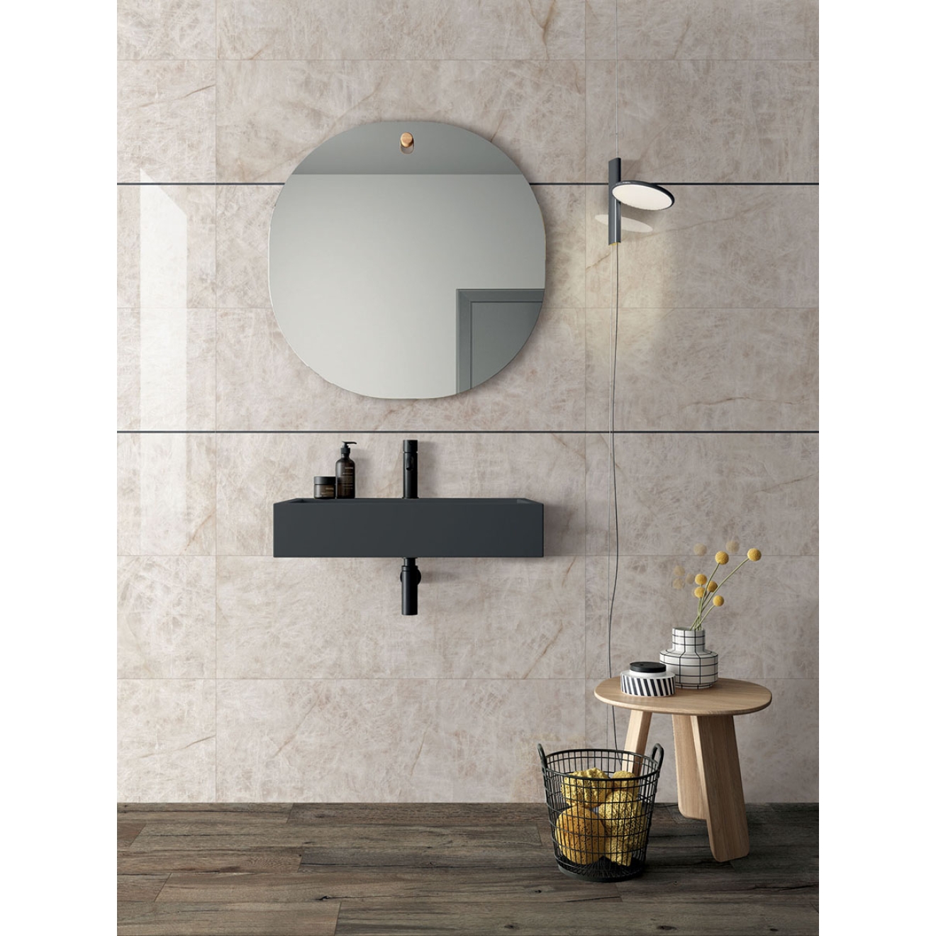 Flaviker Supreme Treasure Boden- und Wandfliese Cristallo Amber Matt 60x120 cm