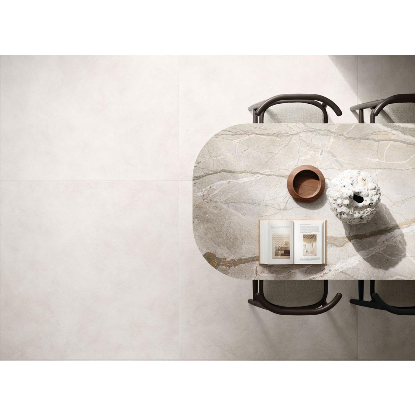 Flaviker Palette Milk NAT Boden- und Wandfliese 120x120 cm