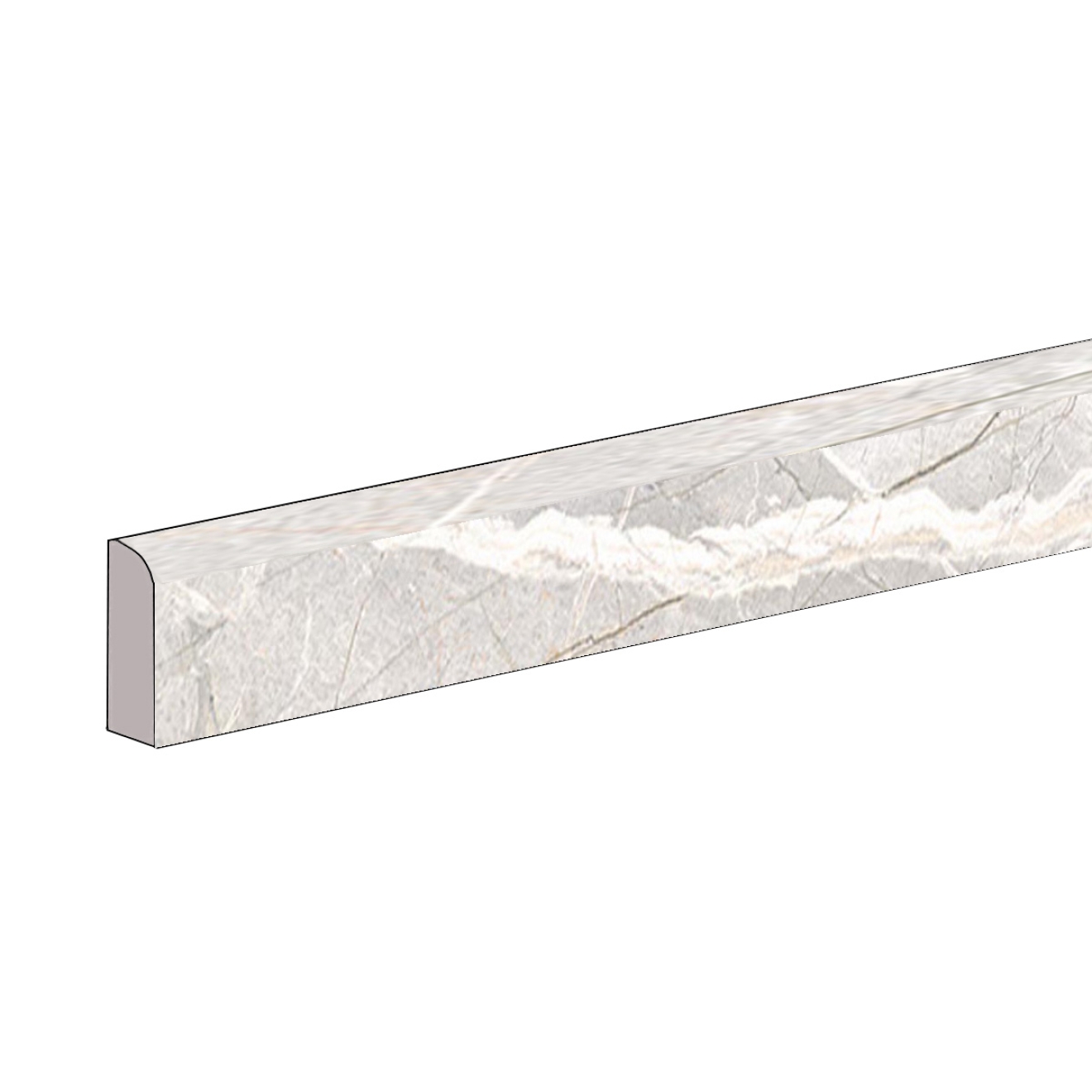 Flaviker Supreme Hedonism Silver Roots NAT Sockel 5,5x120 cm