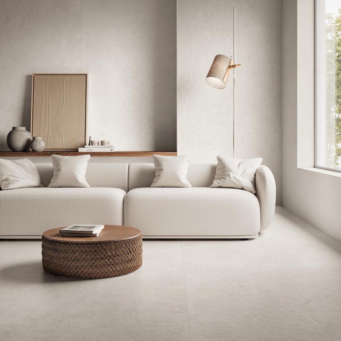 Flaviker Midi Nature Blanc Boden- und Wandfliese 60x120 cm