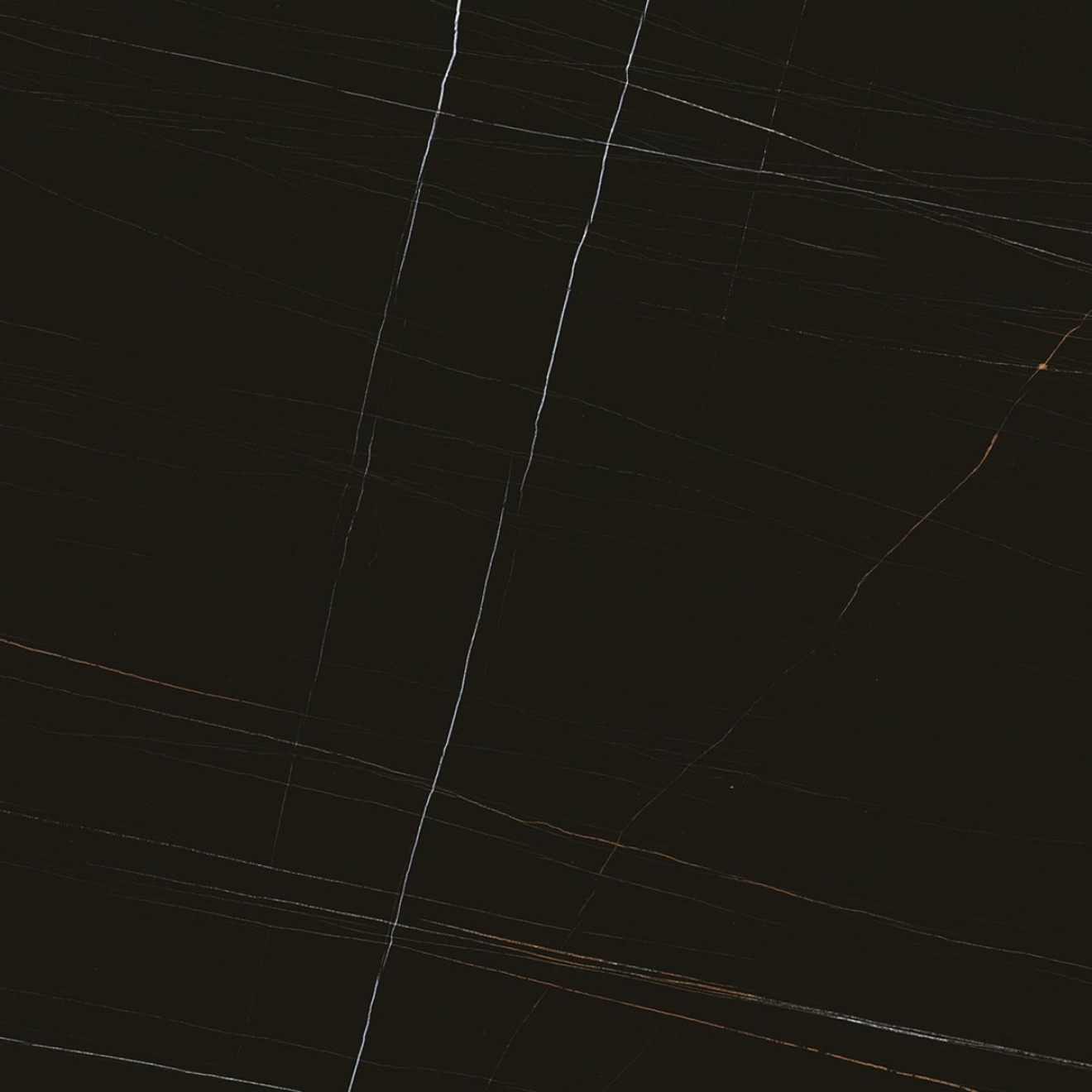 Florim Creative Design Stones & More 2.0 Sahara Noir Glossy Boden- und Wandfliese 120x120 6mm