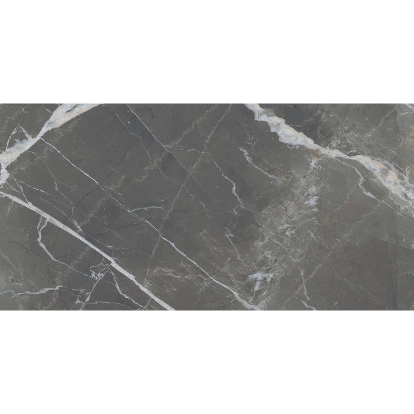 Florim Creative Design Stones & More 2.0 Calacatta Black Glossy Boden-und Wandfliese 60x120 cm