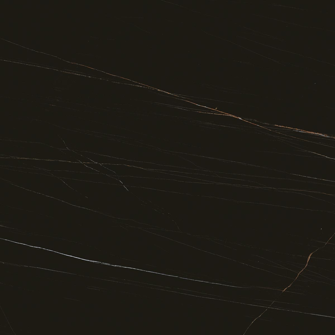 Florim Creative Design Stones & More 2.0 Sahara Noir Glossy Boden-und Wandfliese 60x60 cm