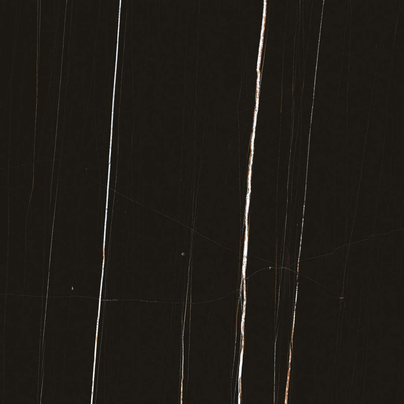 Florim Creative Design Stones & More 2.0 Sahara Noir Glossy Boden-und Wandfliese 80x80 cm