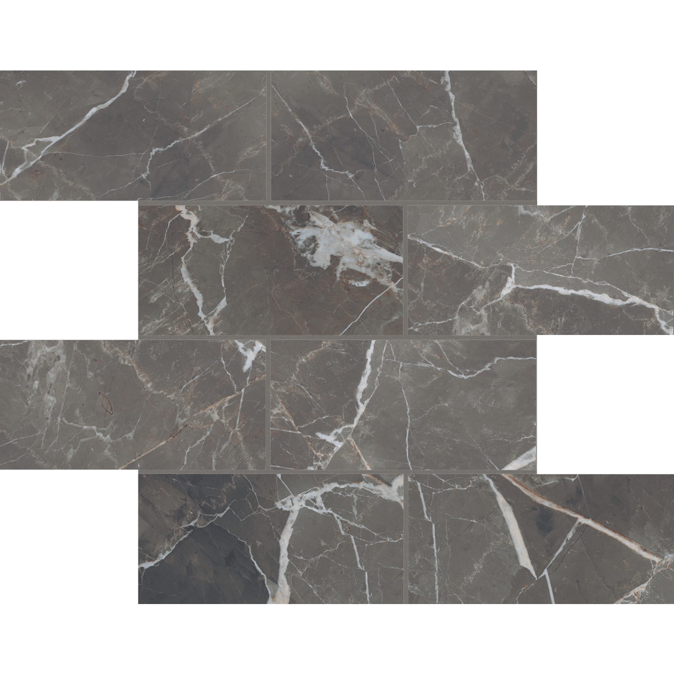 Florim Creative Design Stones & More 2.0 Calacatta Black Smooth Dekor Muretto 7,5x15 6mm