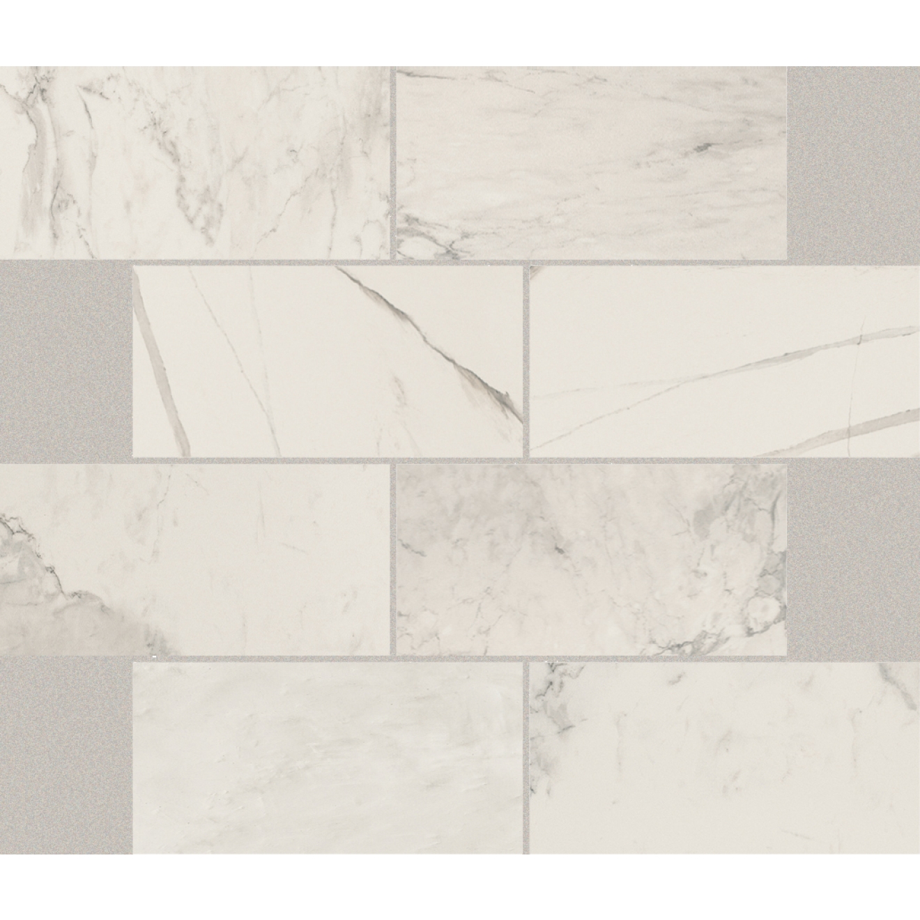 Florim Creative Design Stones & More 2.0 Calacatta Smooth Dekor Muretto 7,5x15 6mm