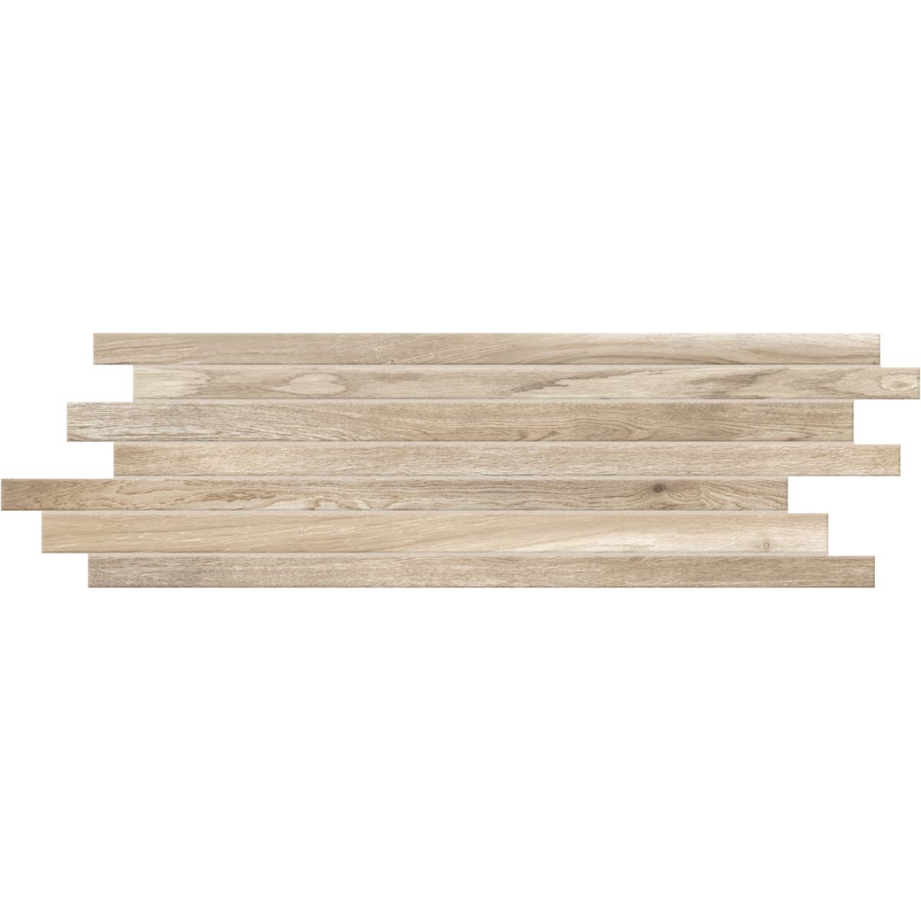 Florim Creative Design Wooden Tile Almond Naturale Dekor Listello 20x60 cm