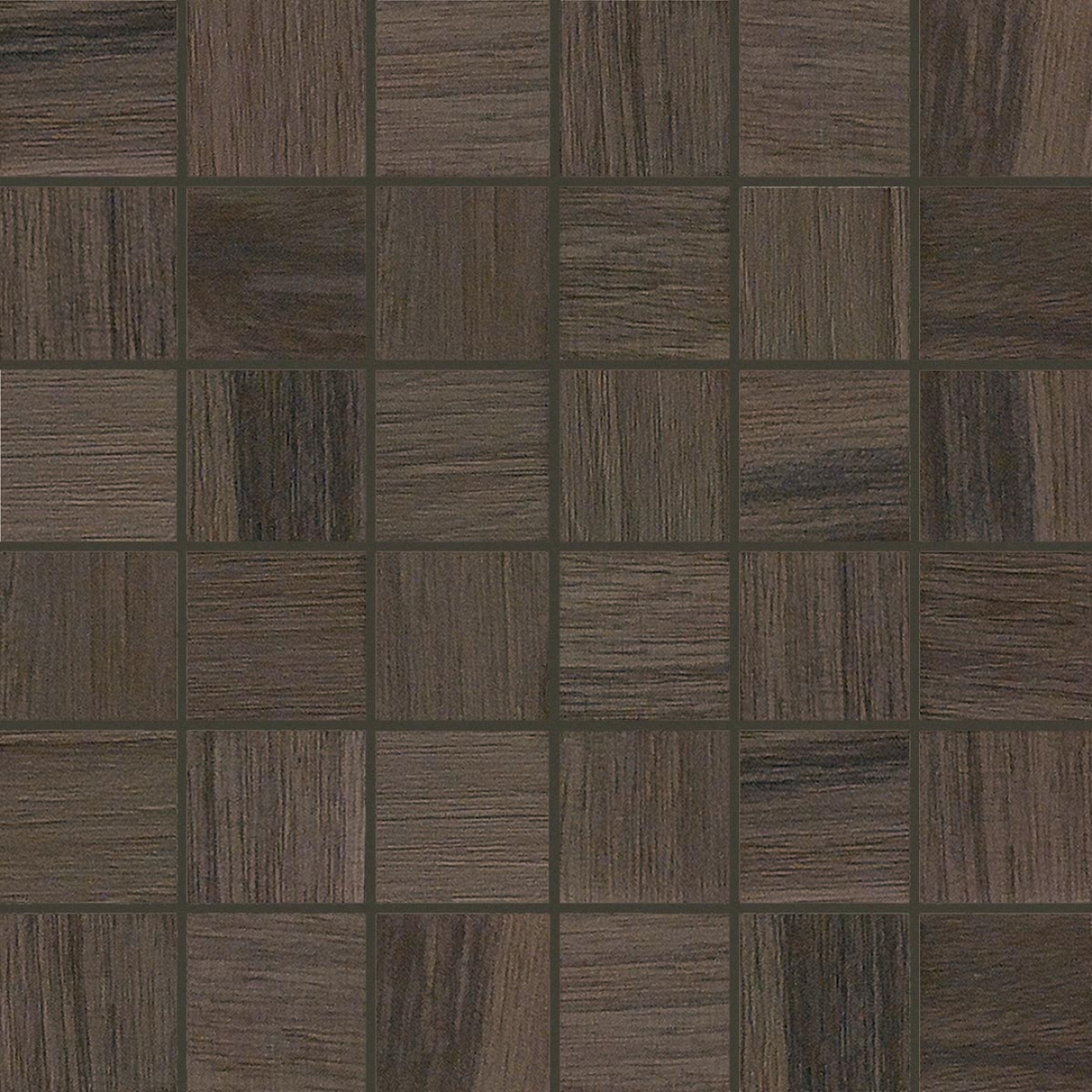 Florim Creative Design Wooden Tile Brown Naturale Mosaik 5x5