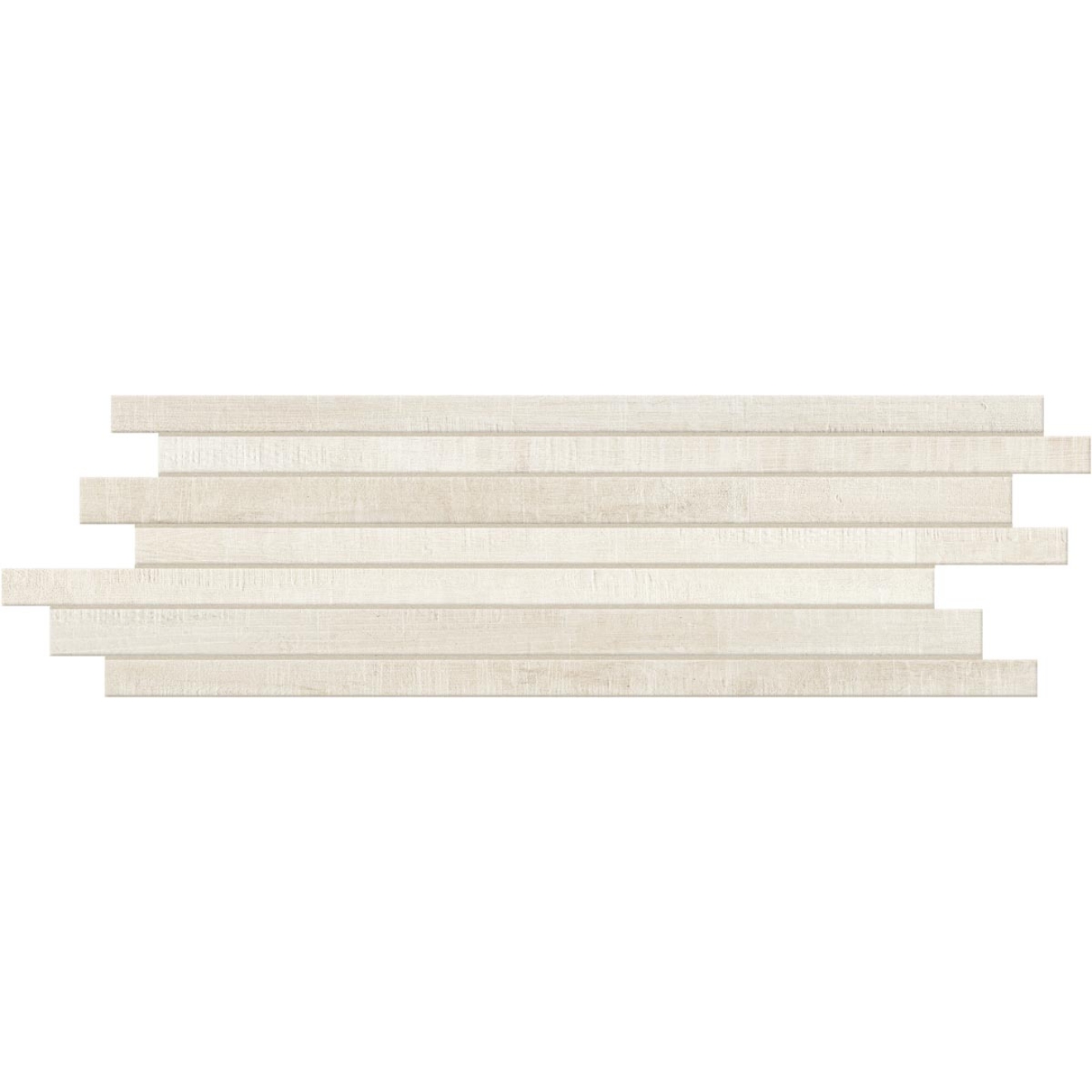 Florim Creative Design Wooden Tile White Naturale Dekor Listello 20x60 cm