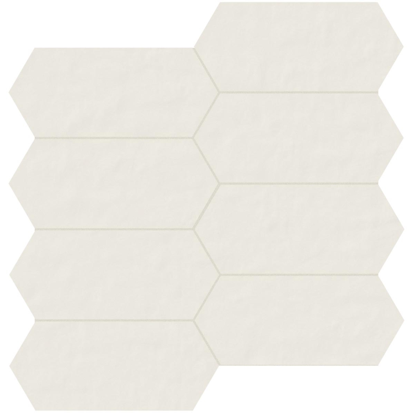 Florim Creative Design Neutra 6.0 01 Bianco Naturale Mosaico C 7,5x15 cm 6 mm