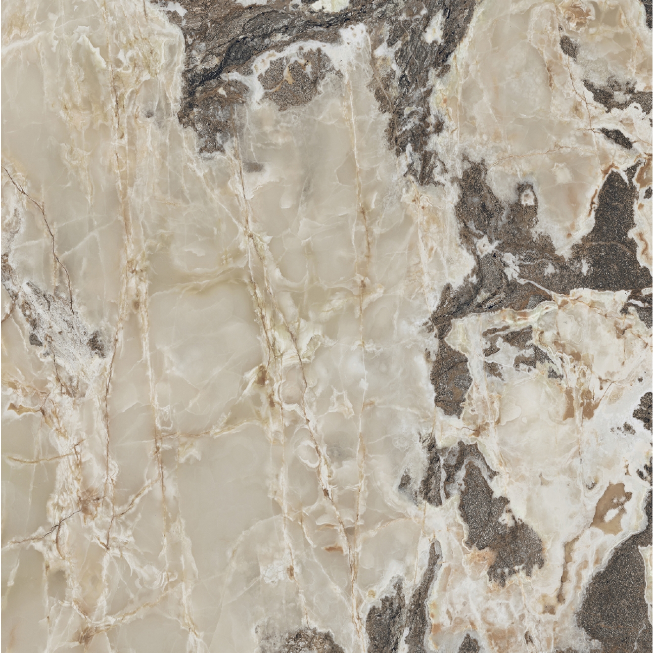 Florim Creative Design Onyx&More Golden Blend Satin Boden- und Wandfliese 120x120 cm 6 mm