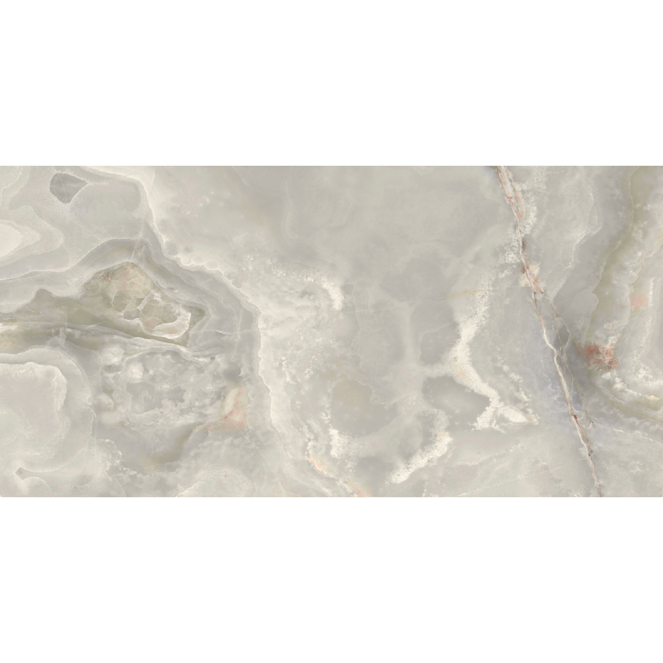 Florim Creative Design Onyx&More Silver Onyx Satin Boden- und Wandfliese 60x120 cm 6 mm