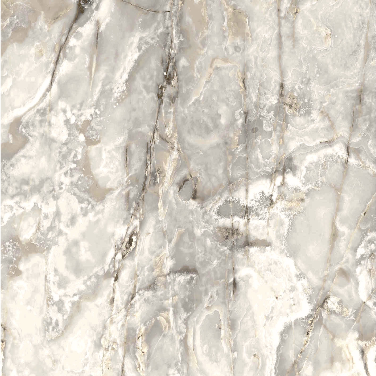 Florim Creative Design Onyx&More White Blend Satin Boden- und Wandfliese 120x120 cm 6 mm