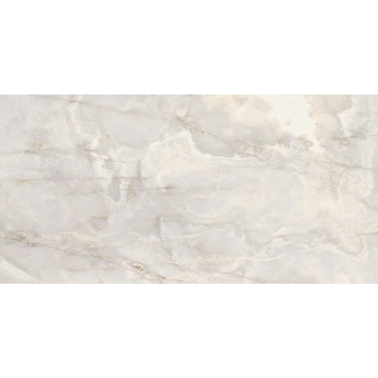 Florim Creative Design Onyx&More White Onyx Glossy Boden- und Wandfliese 60x120 cm