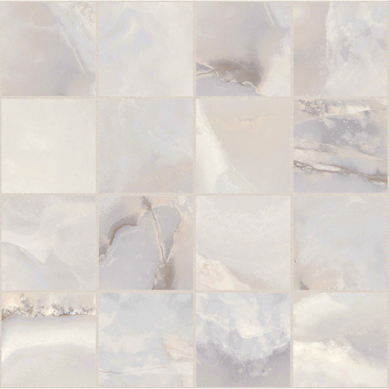 Florim Creative Design Onyx&More White Onyx Satin Mosaik 7,5x7,5 cm 6 mm