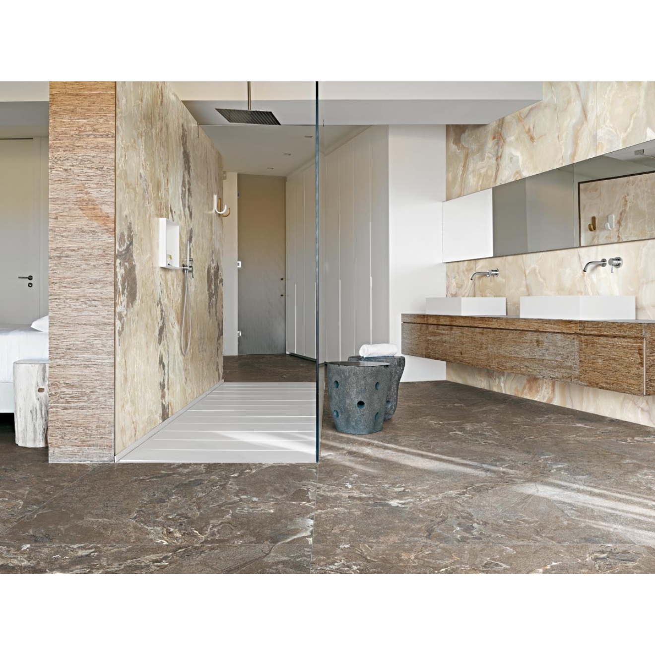 Florim Creative Design Onyx&More Golden Porphyry Strukturiert Boden- und Wandfliese 60x60 cm