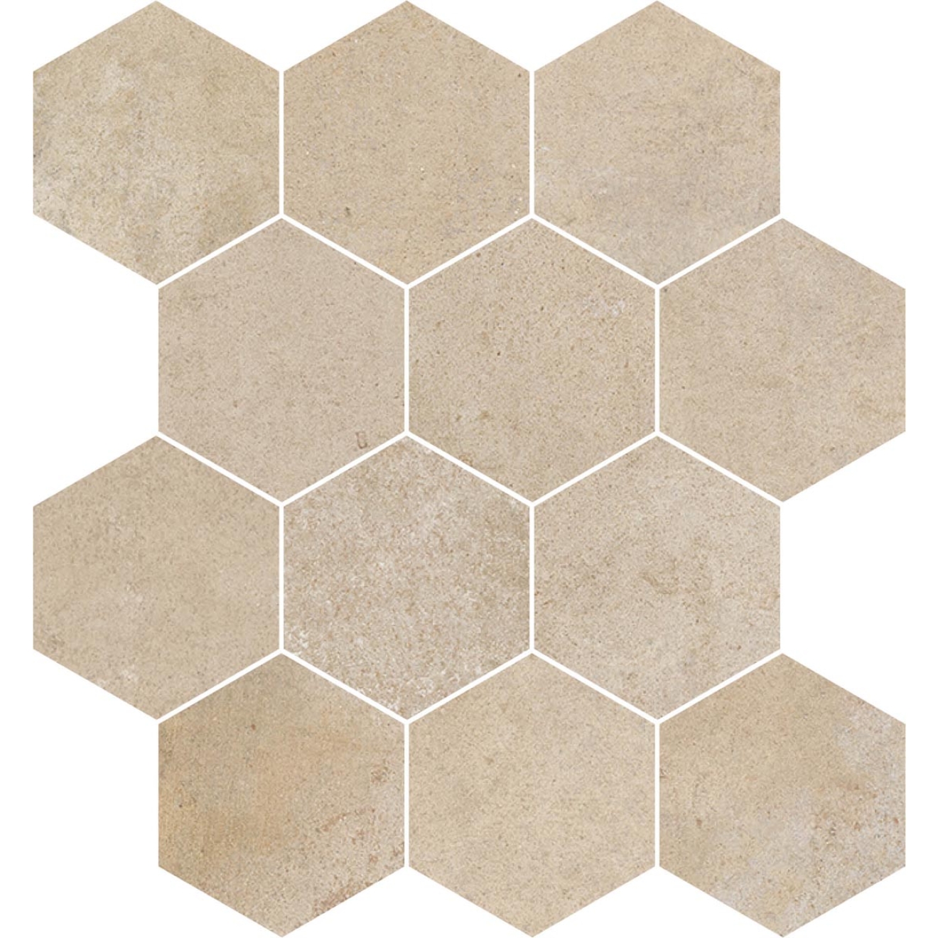 PrimeCollection Heartland Sand Mosaik Esagone 28x32 cm