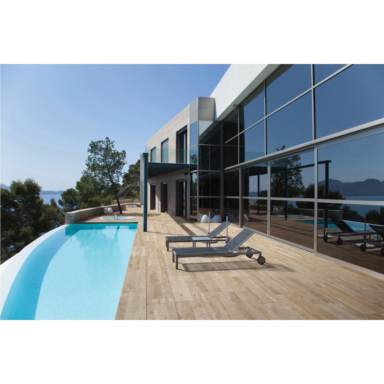 PrimeCollection Finn Eiche Terrassenplatte Natural 40x120 cm