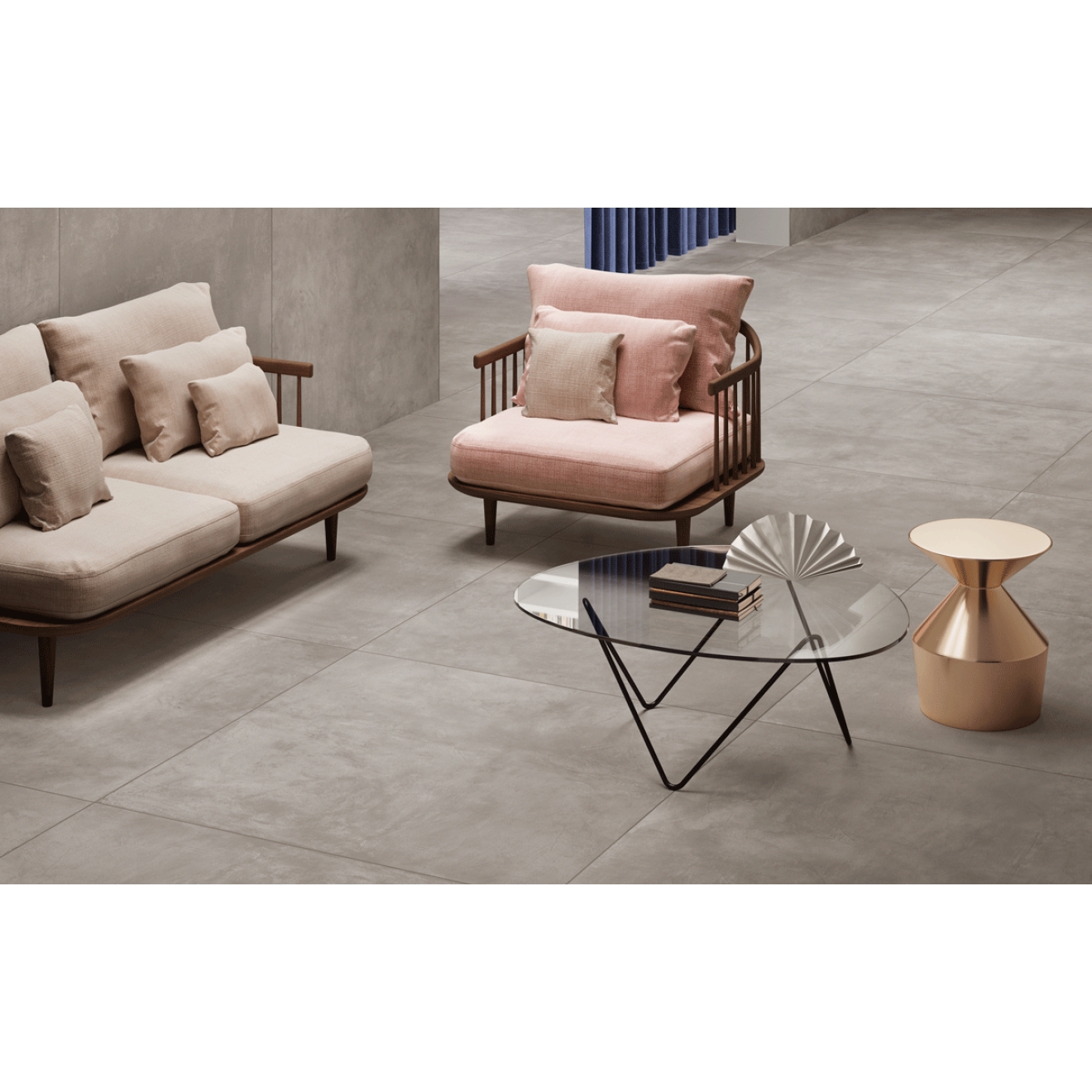 PrimeCollection Timeline Boden- und Wandfliese Taupe 30x60 cm