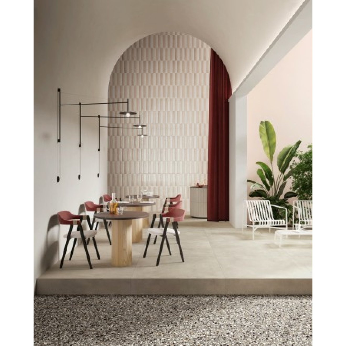 PrimeCollection Timeline Mosaico Esagoni White 30x34 cm