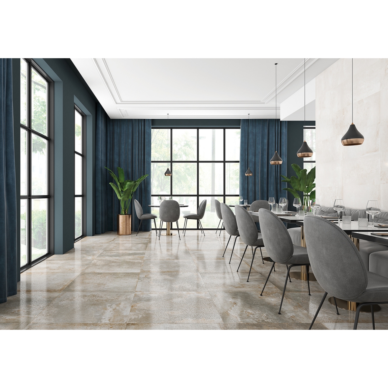 Keraben Rue de Paris Bodenfliese Cobre 90x90 cm - anpoliert