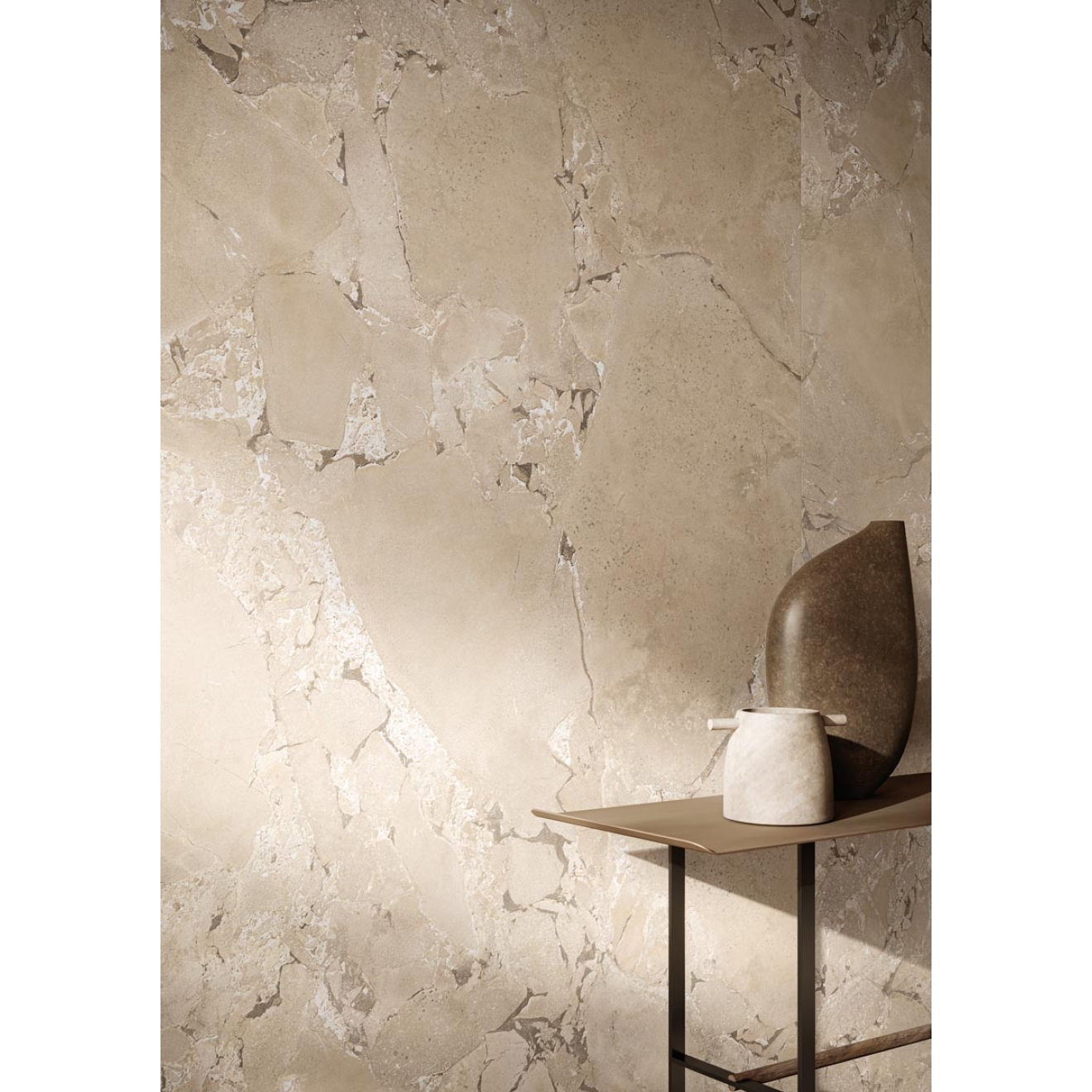 Provenza Unique Intensity Cobblestone Beige Matt Boden- und Wandfliese 60x120 cm